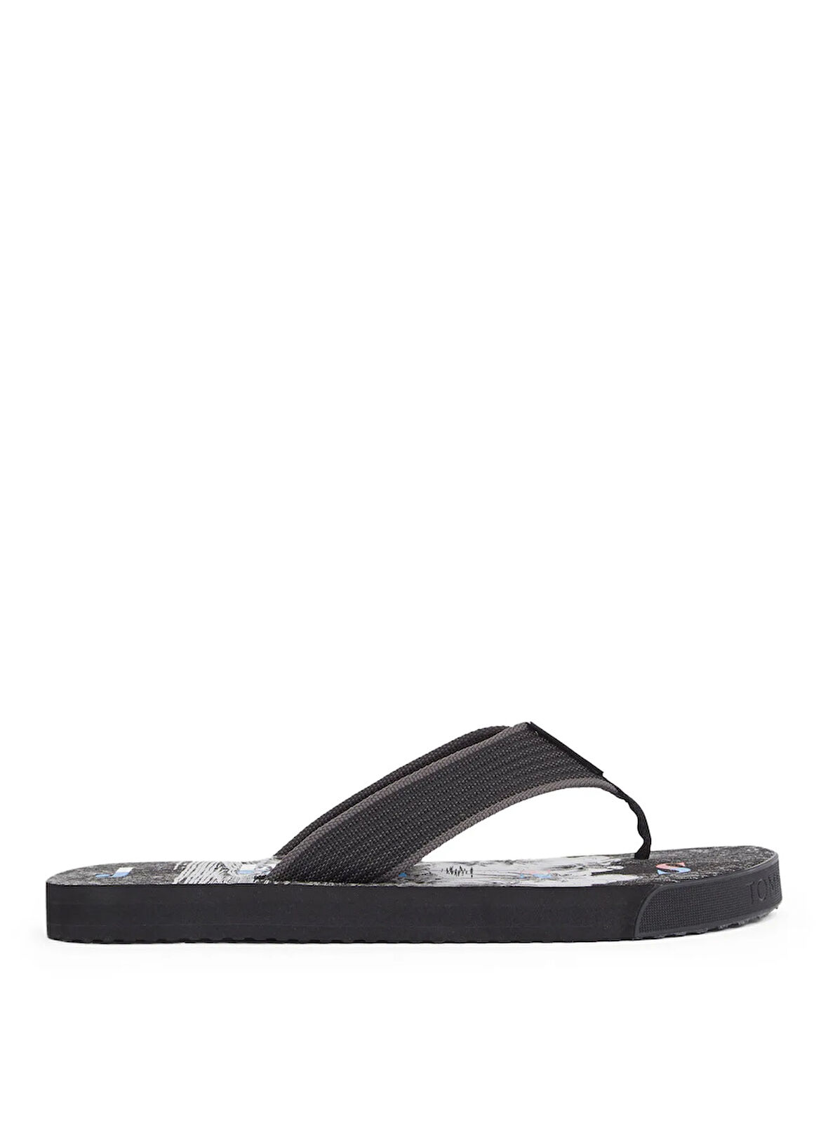 Siyah Erkek Plaj Terliği TJM ELEVATED BEACH SANDAL
