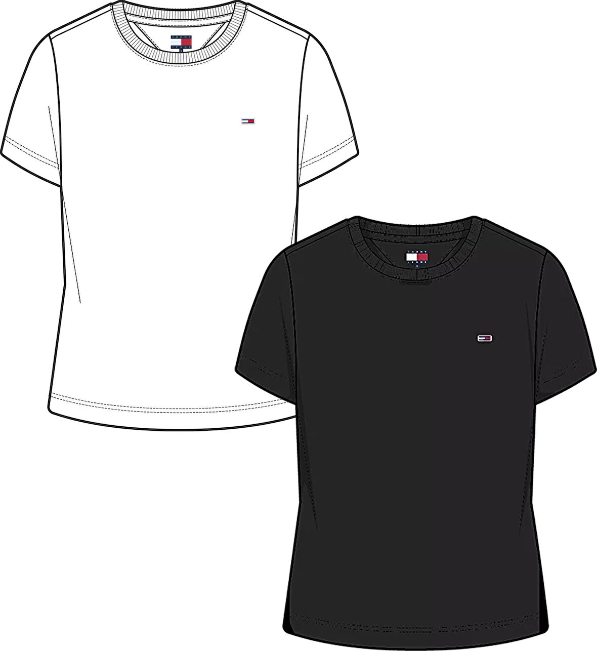 TOMMY HILFIGER TJW 2PACK C-NECK TEE T-Shirt