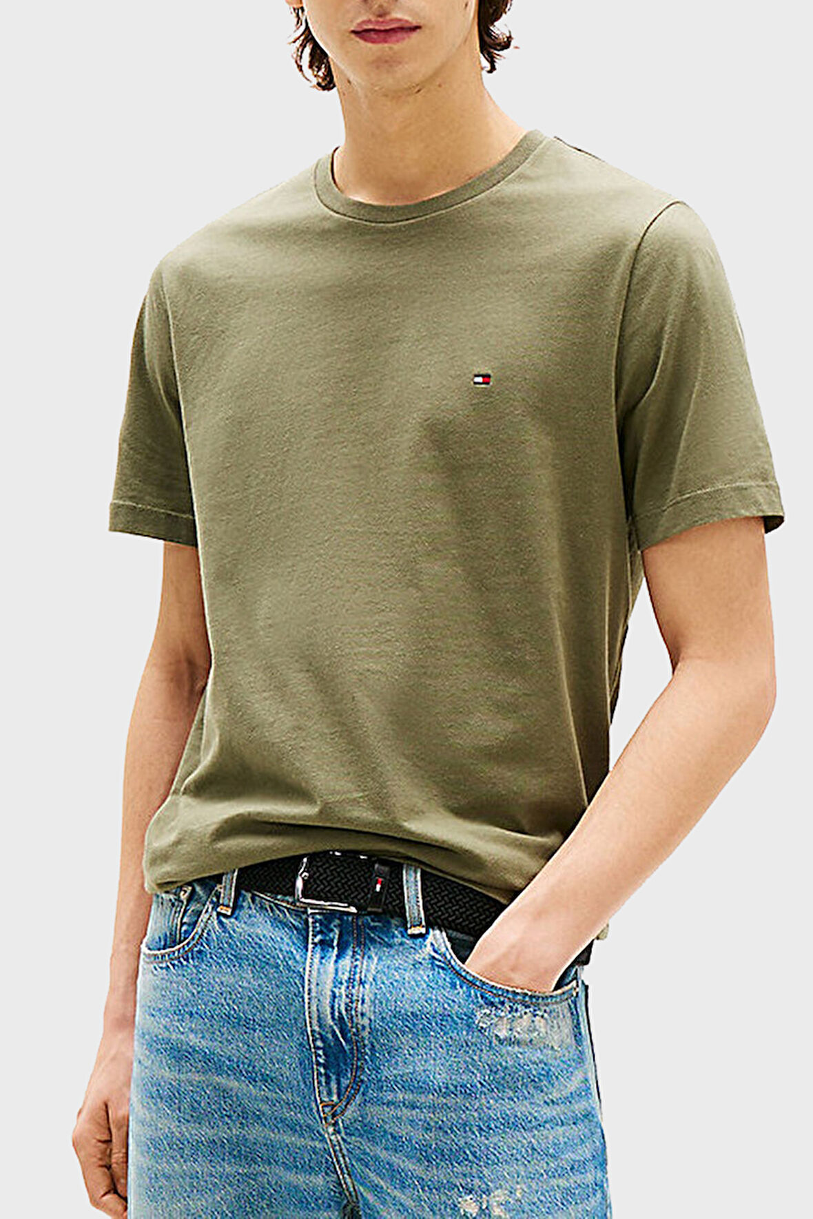 Tommy Hilfiger Erkek T Shirt MW0MW39995 PLI