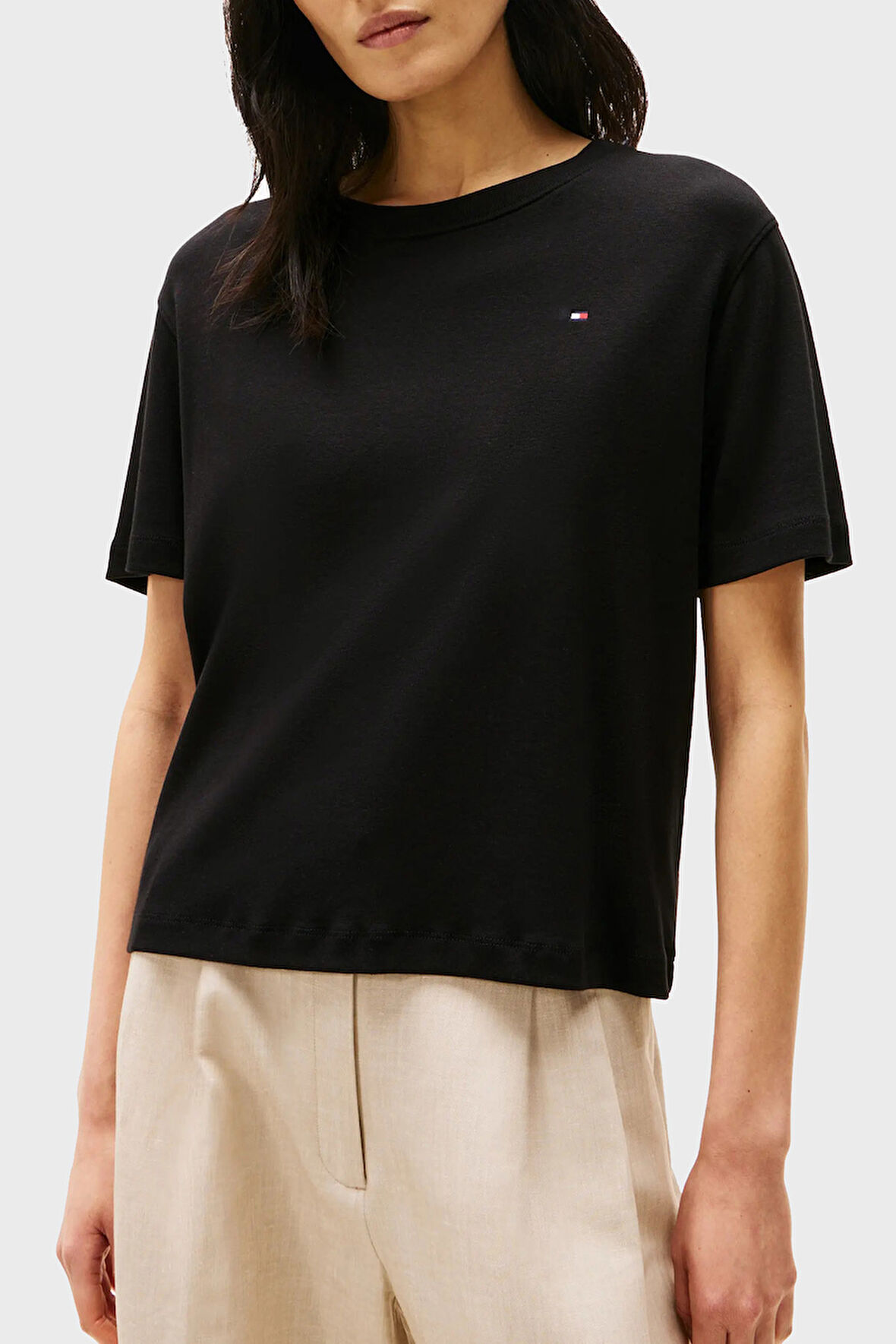 Tommy Hilfiger Bayan T Shirt WW0WW46158 BDS