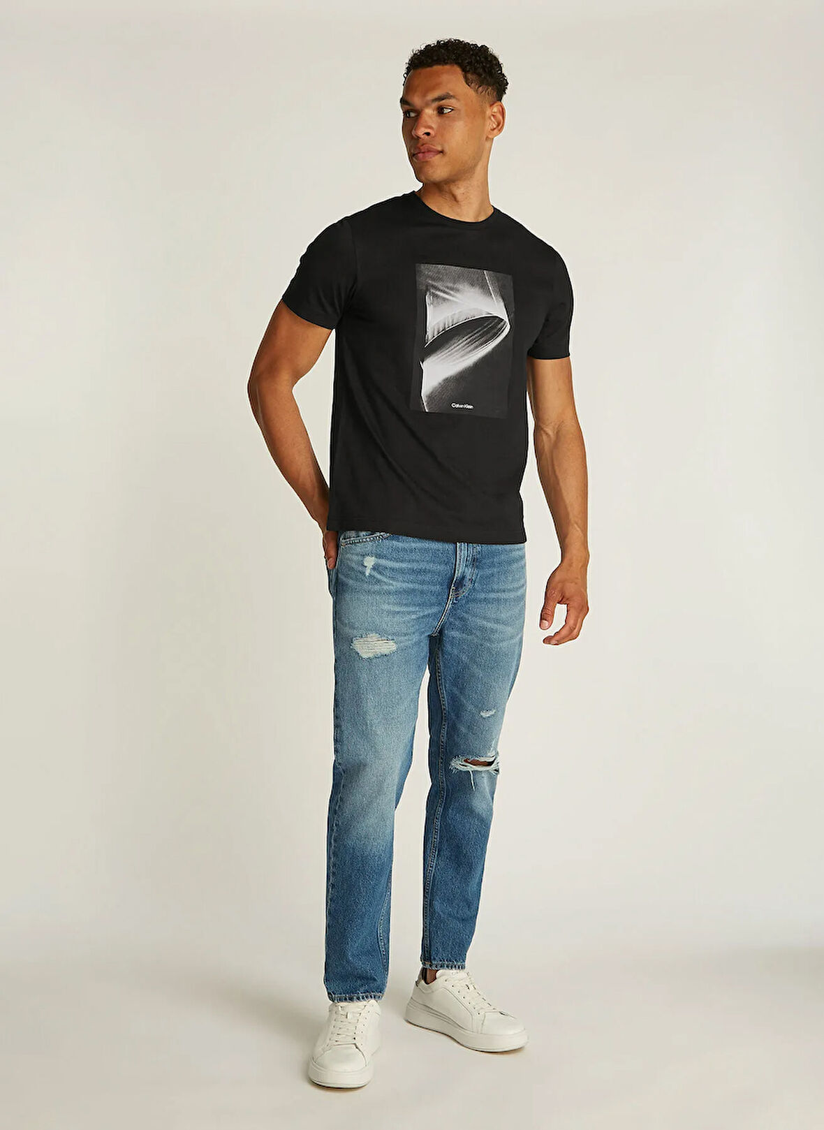 Calvin Klein Siyah Erkek T-Shirt K10K113797BEH