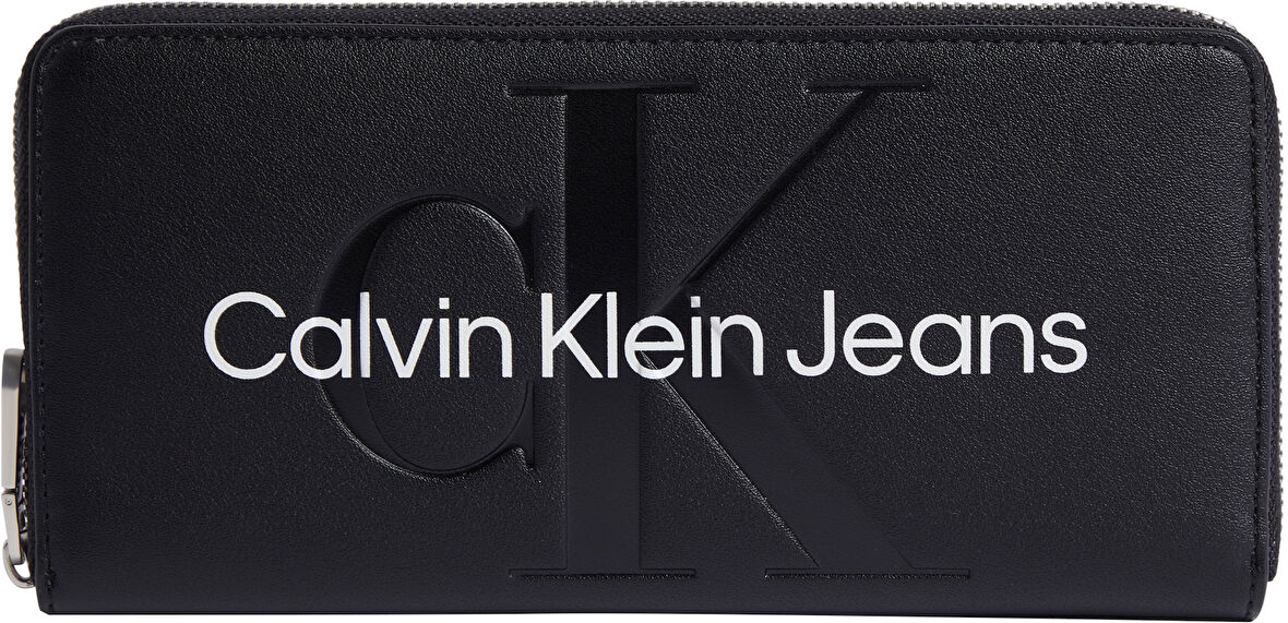 CALVIN KLEIN SCULPTED ZIP AROUND MONO Cüzdan