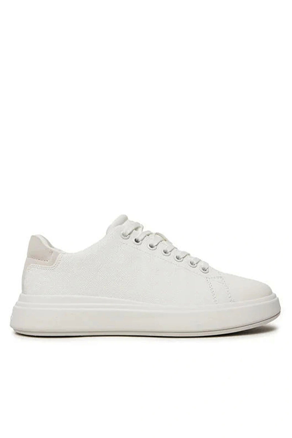 Calvin Klein CK Logolu Kadın Beyaz Sneaker