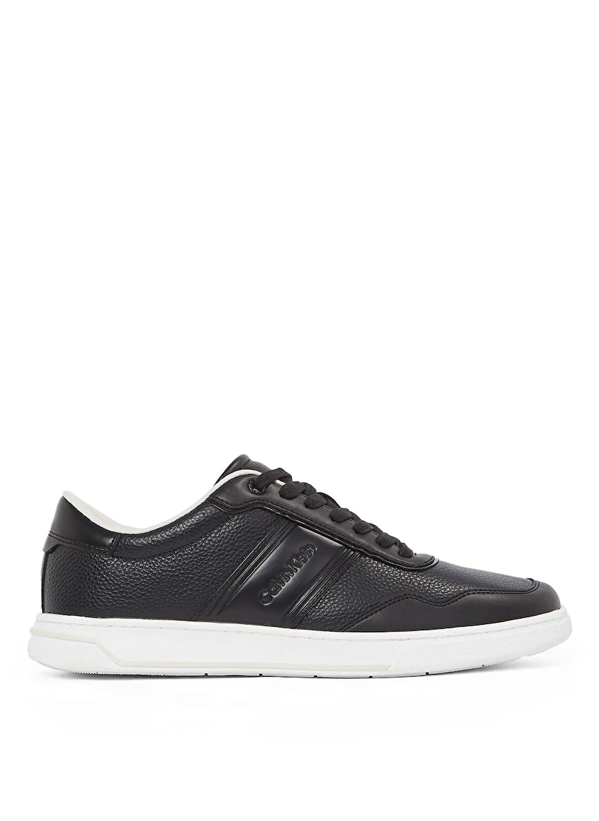 Calvin Klein Siyah Erkek Sneaker LOW TOP LACE UP LOGO