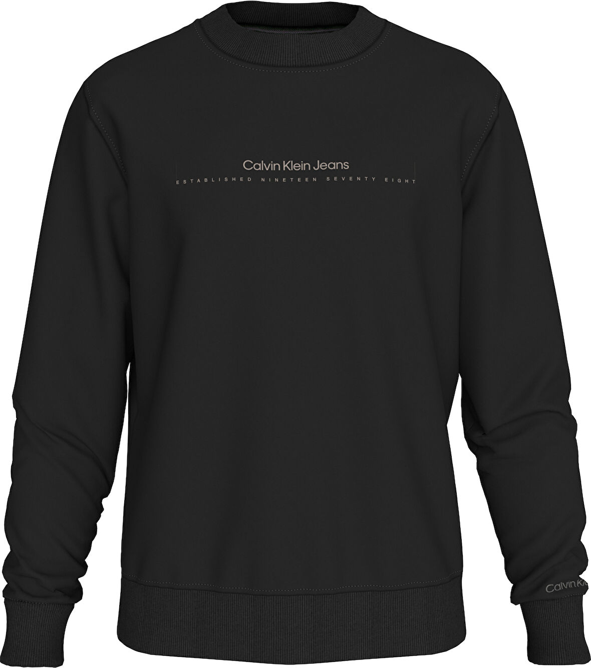 CALVIN KLEIN MINIMAL LOGO CREW NECK Sweatshirt