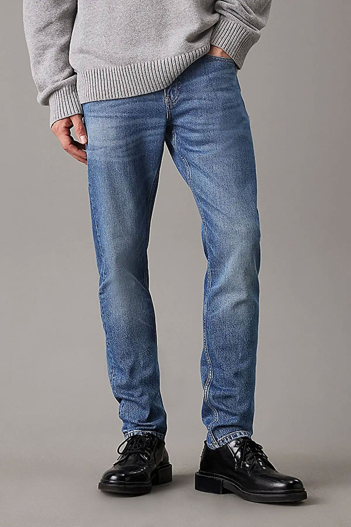 Erkek CK Slim Tapered Jean Pantolon - Denim | 29/32