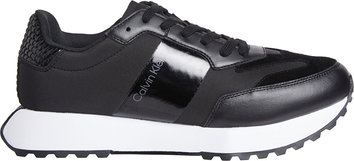 CALVIN KLEIN LOW TOP LACE UP NYLON WOVEN Sneaker