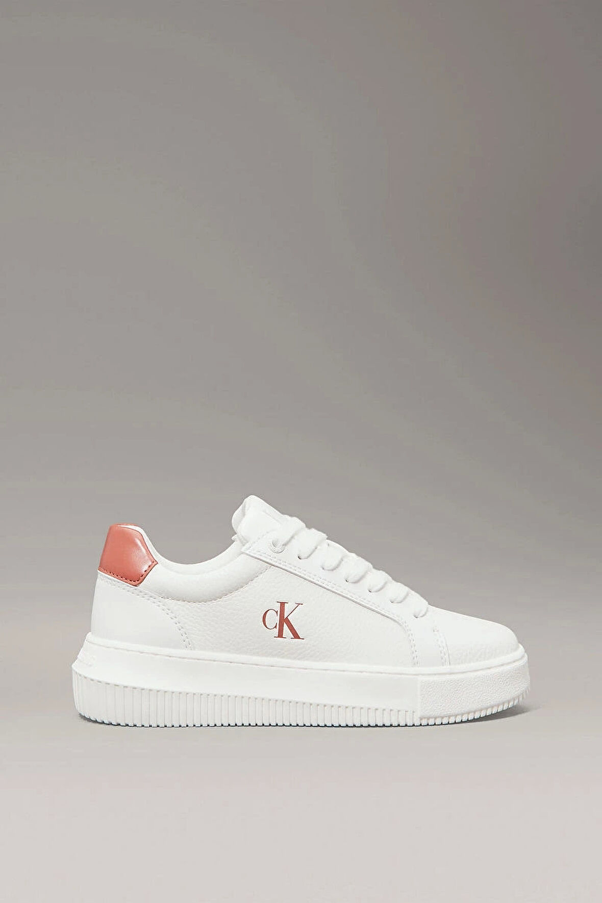 Calvin Klein Logolu Beyaz Kadın Sneaker