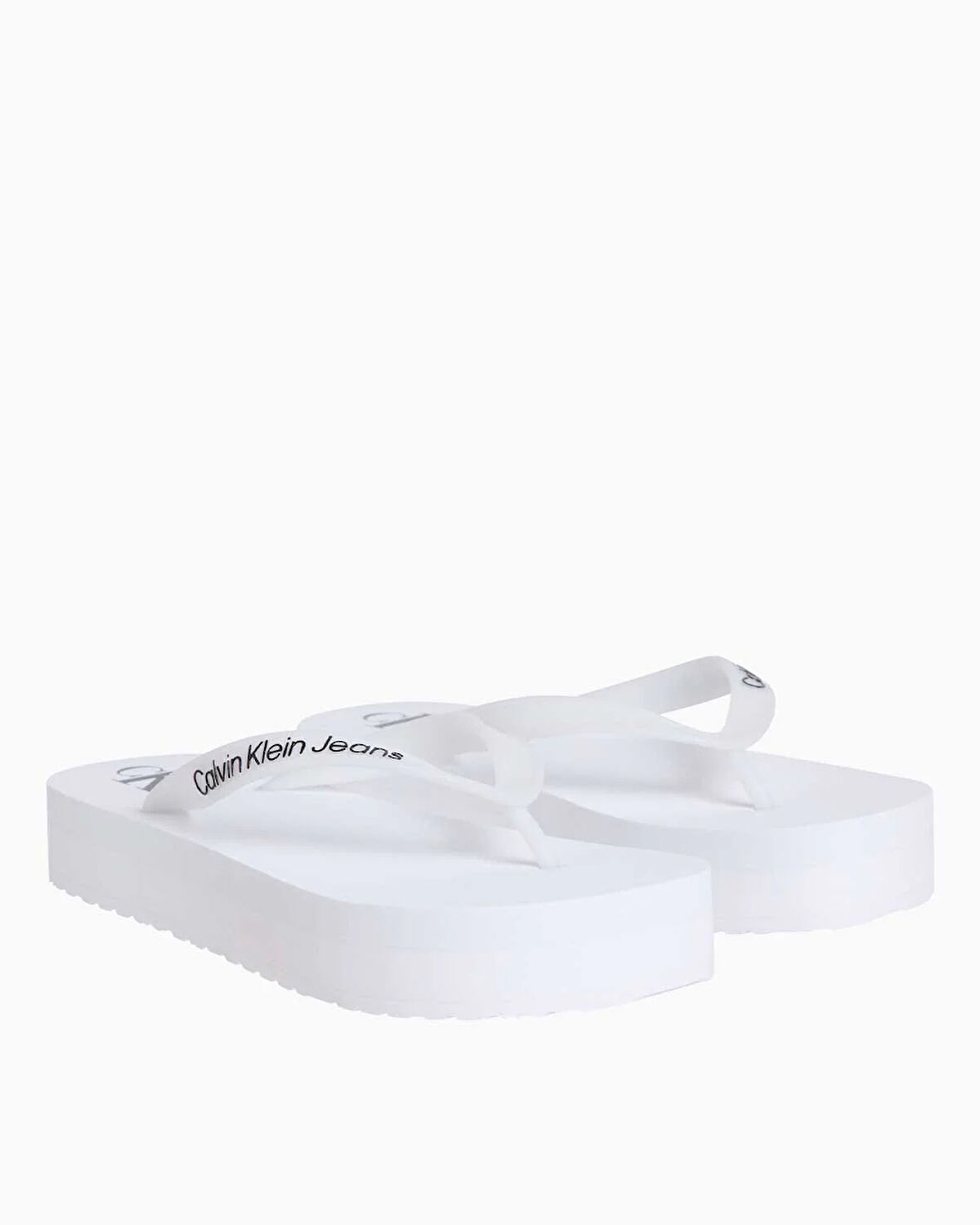 Calvin Klein Beach Flatform Flip Flops Terlik