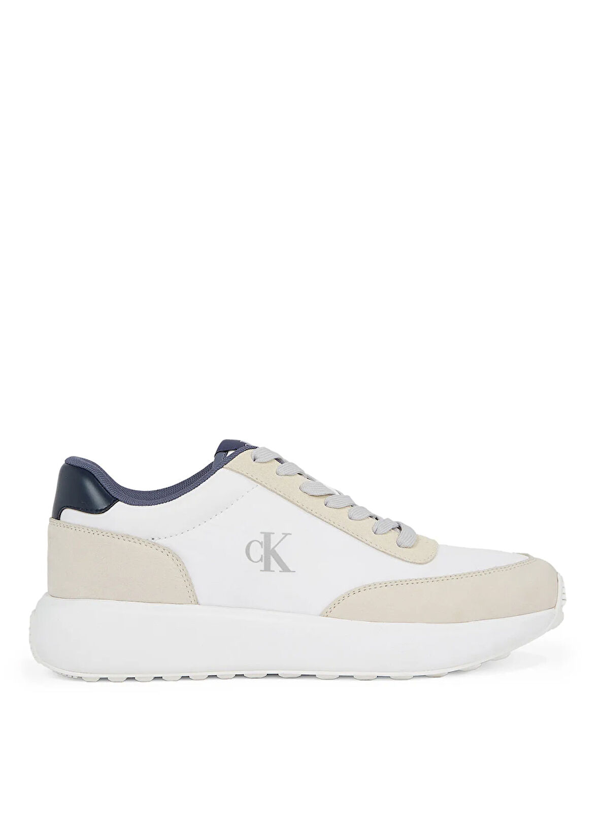 Calvin Klein Beyaz Erkek Sneaker ATHLEISURE RUNNER LACEUP MIX