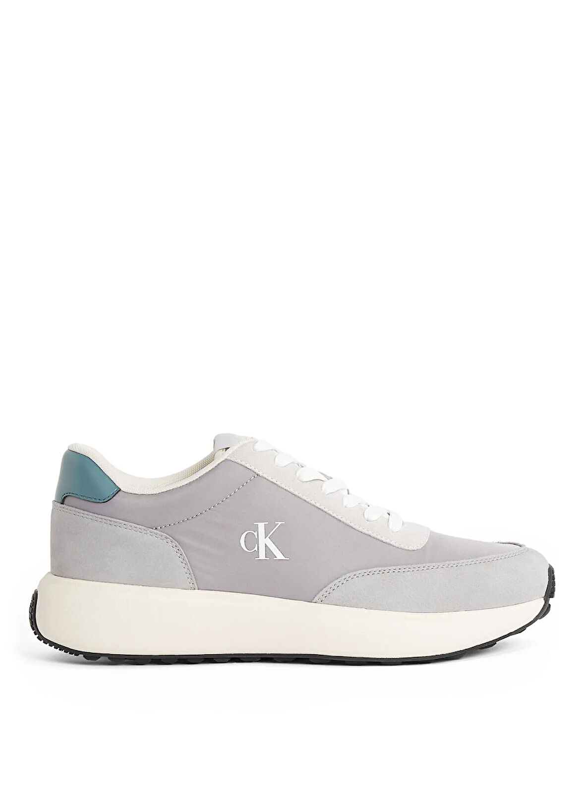 Calvin Klein Gri Erkek Sneaker ATHLEISURE RUNNER LACEUP MIX