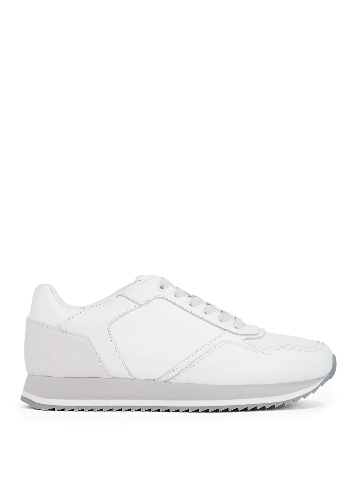 Calvin Klein Beyaz Erkek Sneaker LOW TOP LACE UP LTH MONO