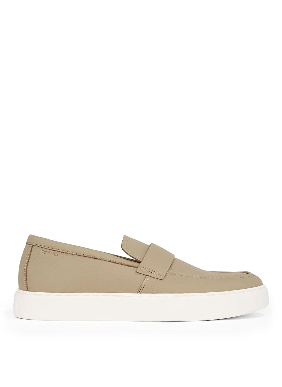 Calvin Klein Deri Bej Erkek Günlük Ayakkabı MOCCASIN LTH UNLINED