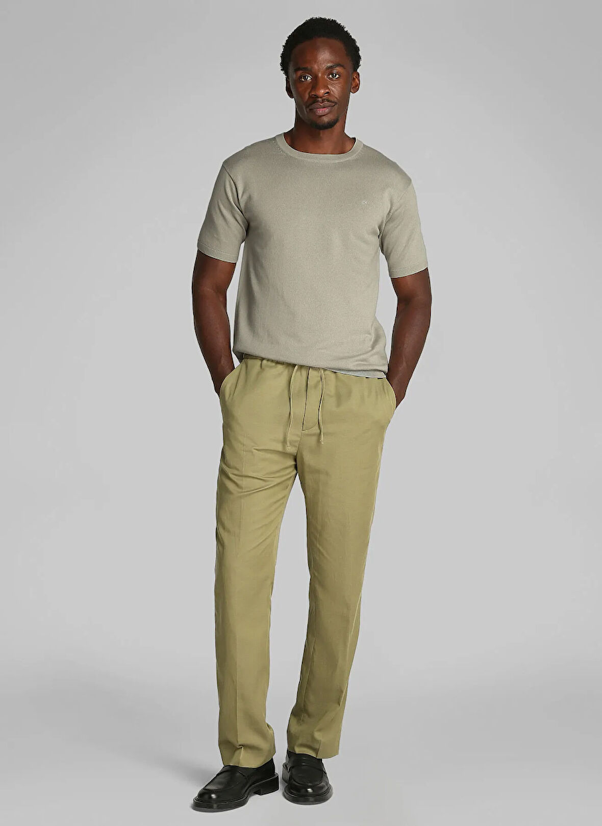 Calvin Klein Gri Erkek Kazak K10K114485PAH