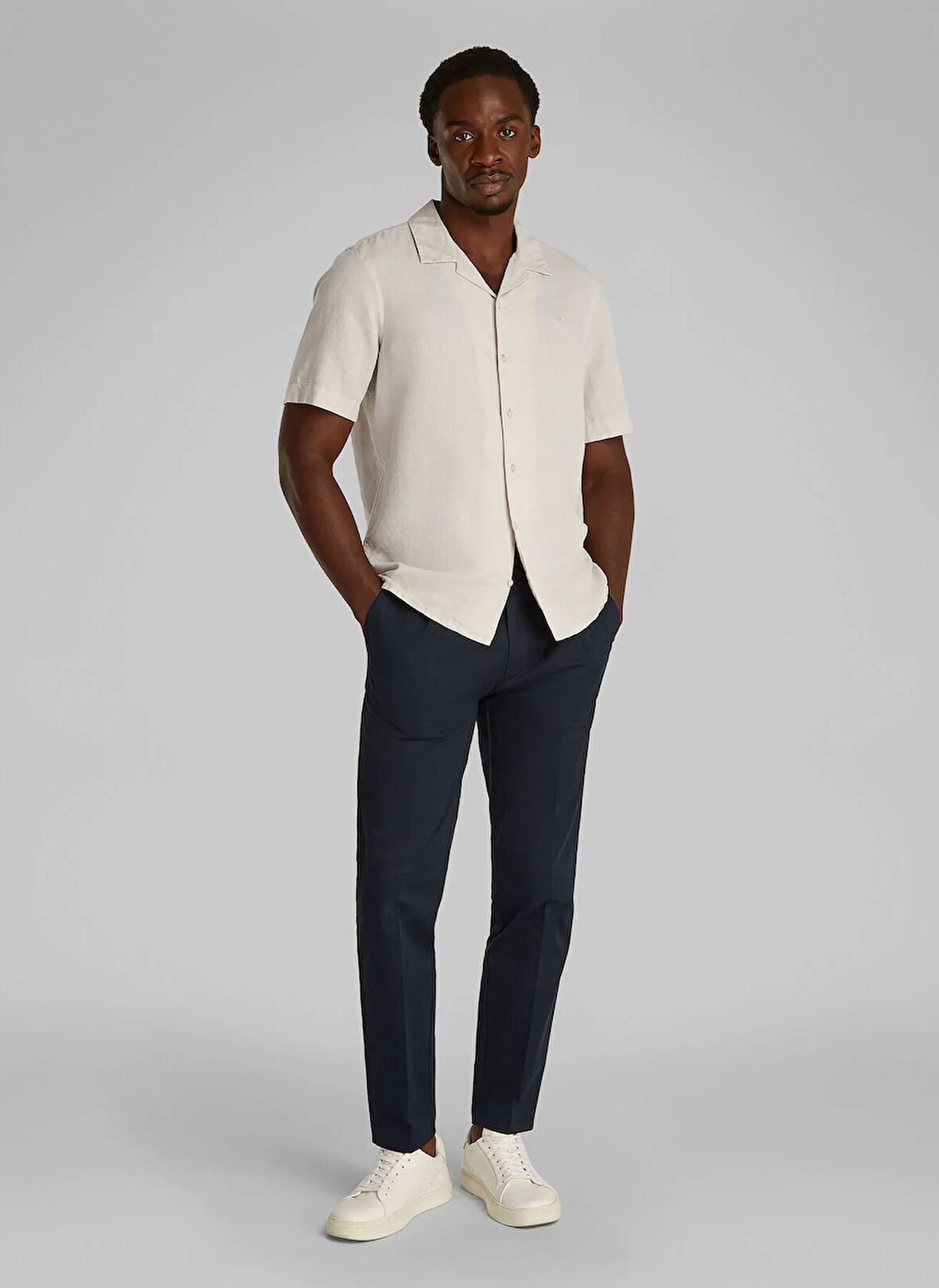 Calvin Klein Gri Erkek Gömlek K10K114197PE0