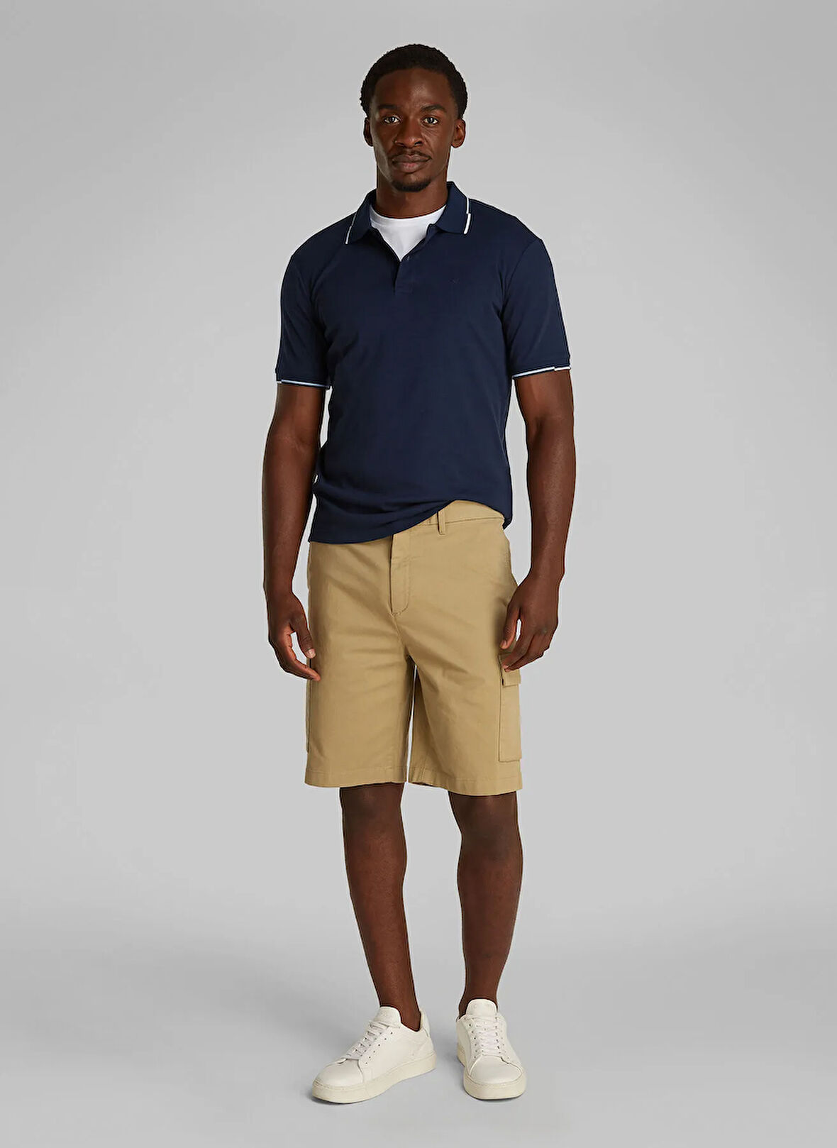 Calvin Klein Mavi Erkek Polo T-Shirt K10K114130CEF