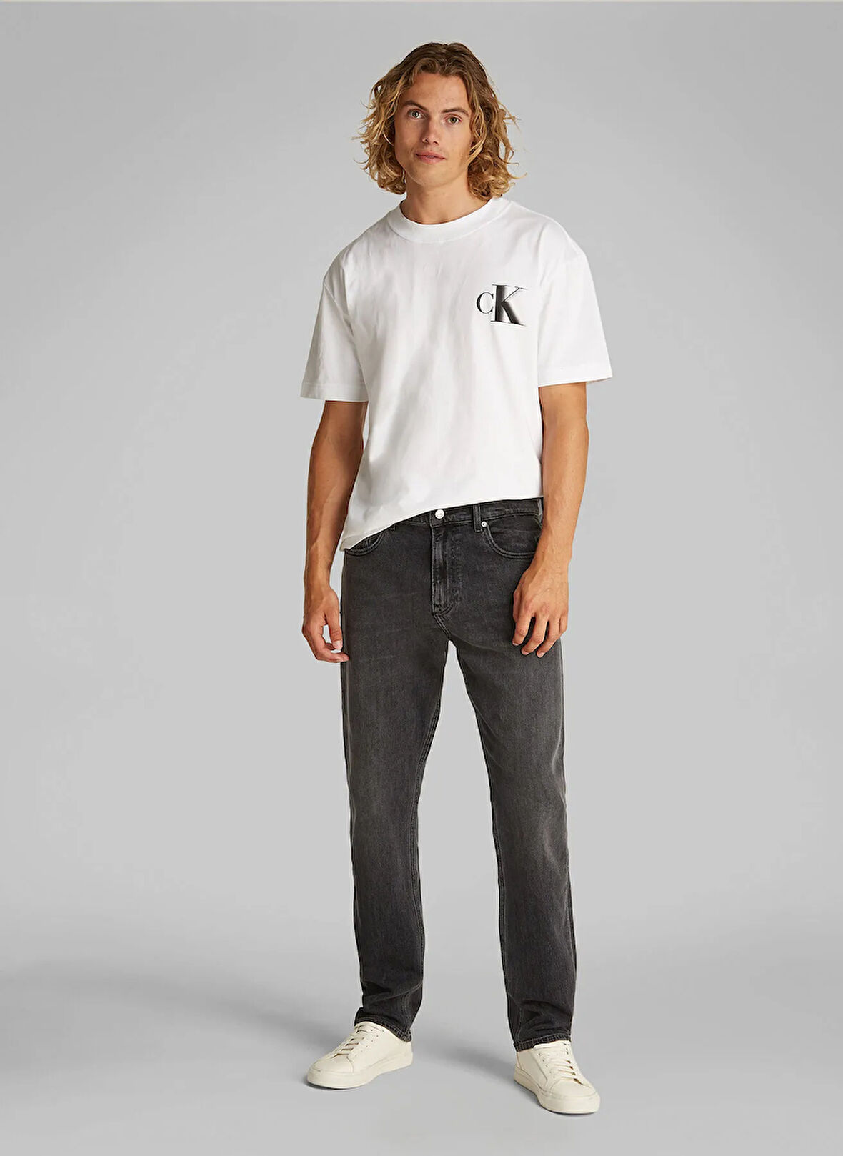 Calvin Klein Jeans Normal Bel Slim Straight Erkek Denim Pantolon J30J3271641BY SLIM STRAIGHT