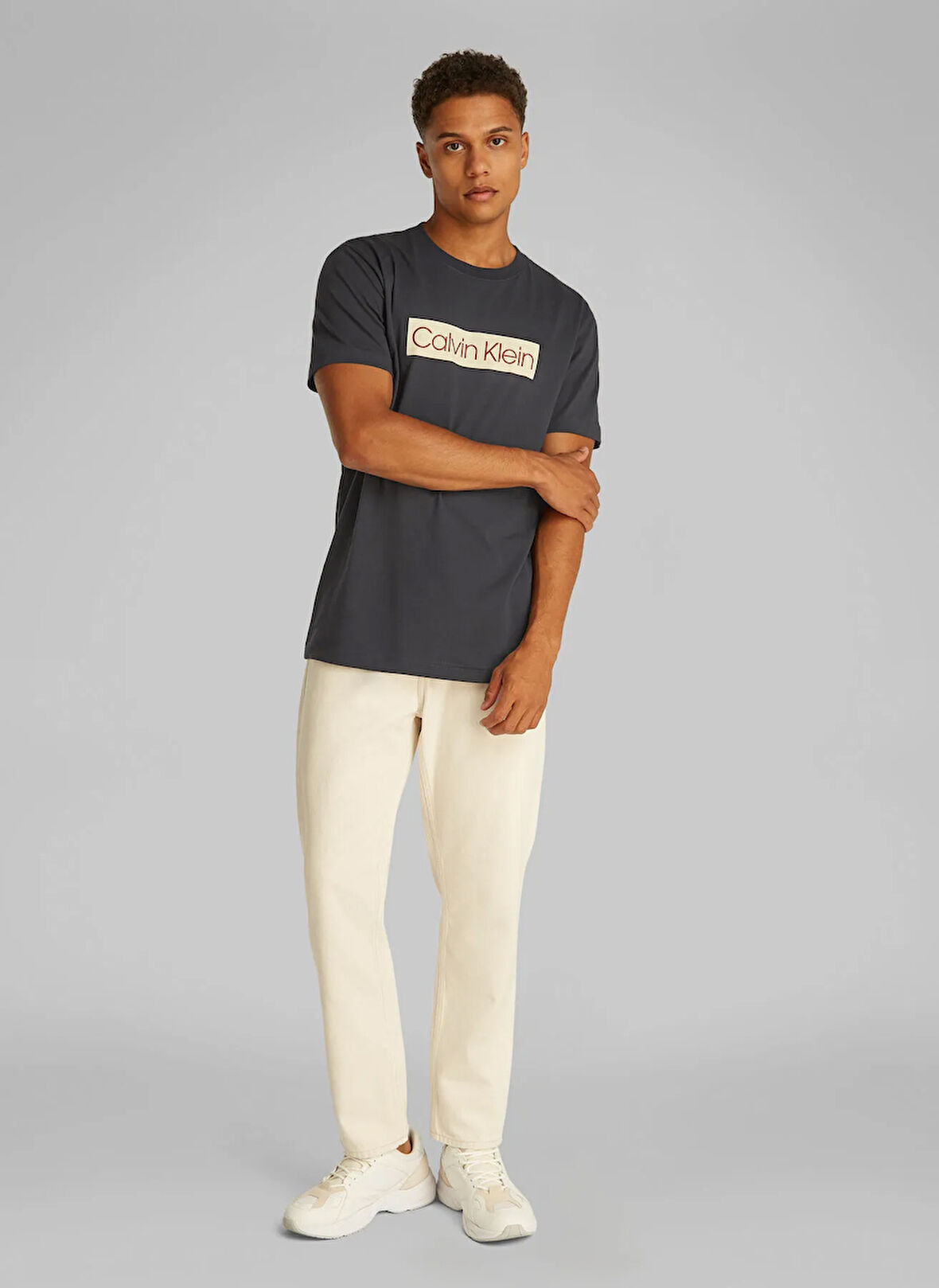 Calvin Klein Jeans Siyah Erkek T-Shirt J30J327472BA1 CALVIN KLEIN LABEL PR