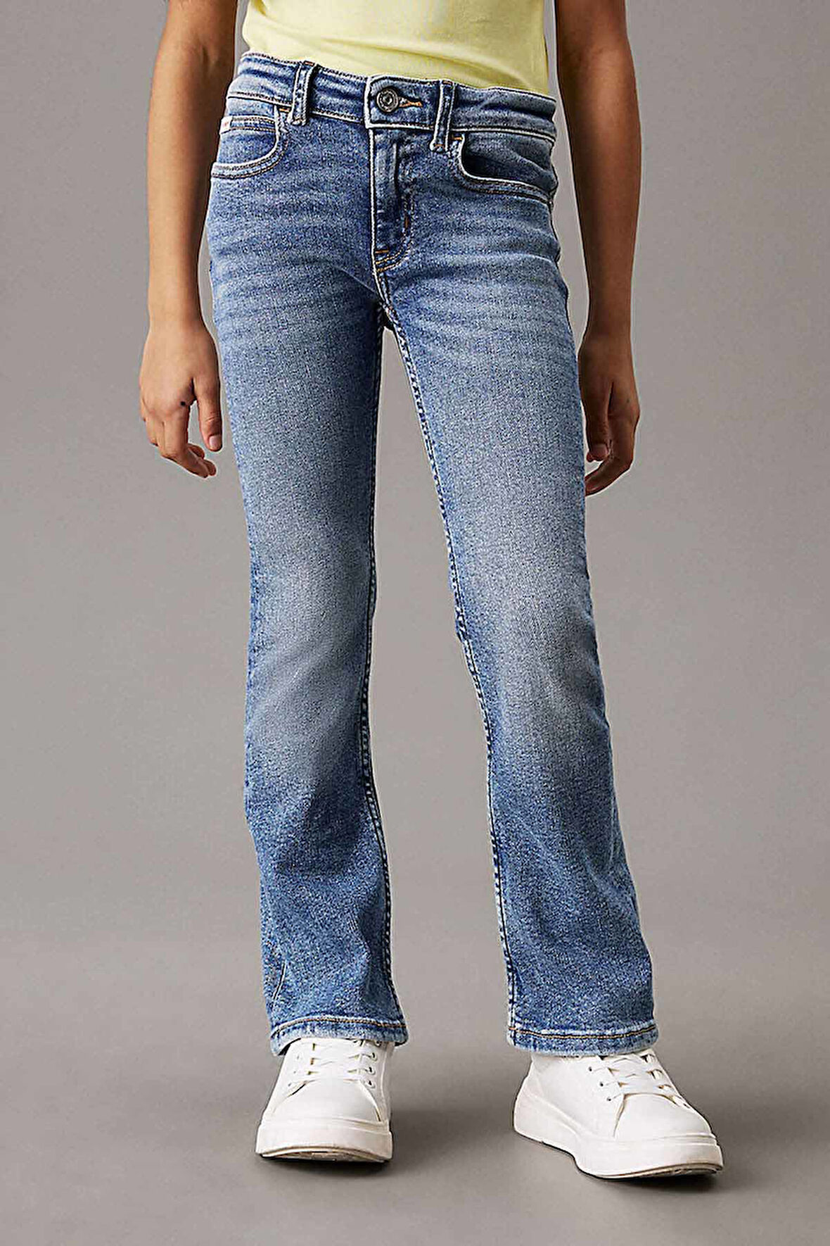 Kız Çocuk Essential Flare Jean Pantolon - Mavi | 10 Yaş