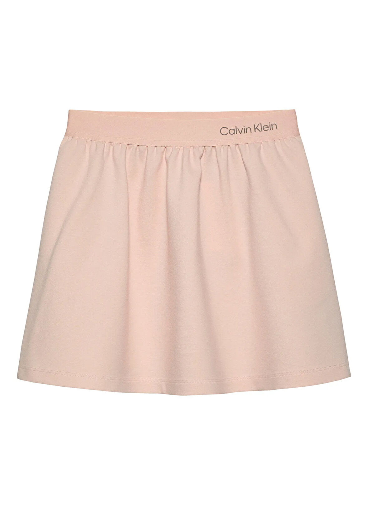 Calvin Klein Lastikli Bel Regular Fit Pembe Düz Mini Kız Çocuk Etek IG0IG02895TGE