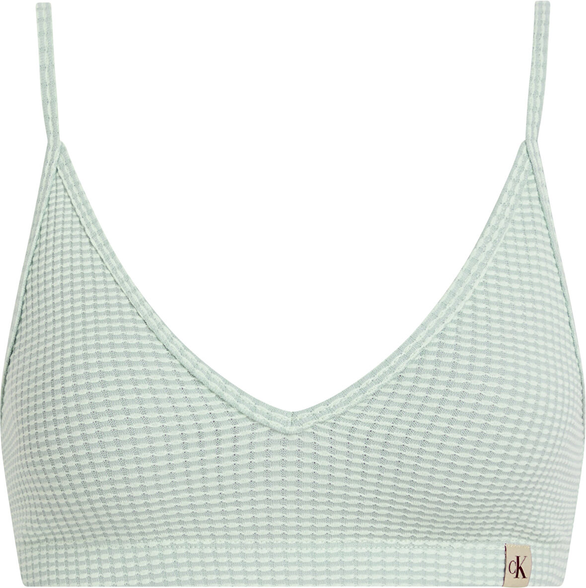 CALVIN KLEIN WAFFLE TEXTURE BRALETTE TOP Spor Sütyeni