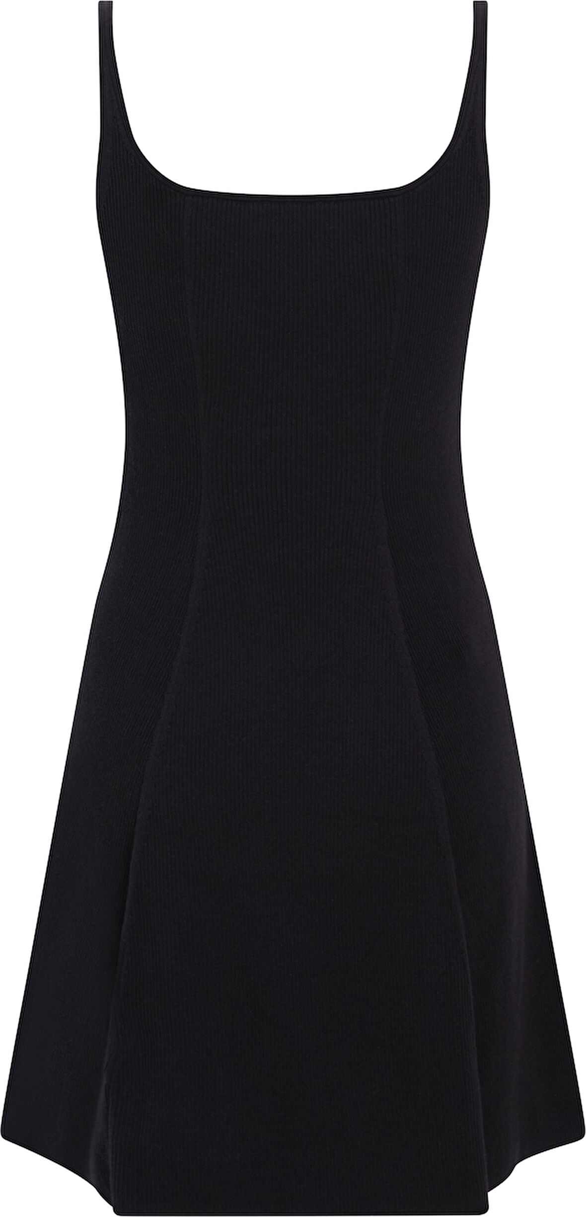 CALVIN KLEIN WOVEN LABEL SWEATER DRESS