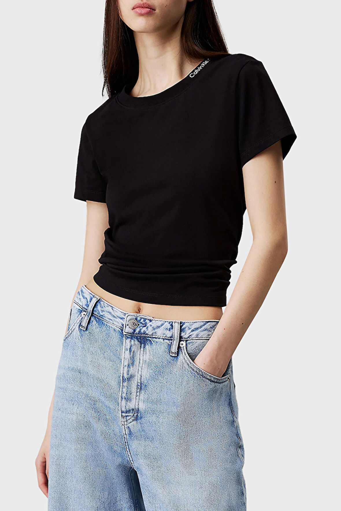 Calvin Klein Kadın T Shirt J20J225540 BEH