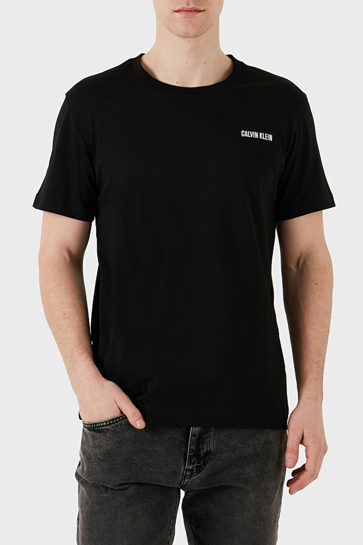 Calvin Klein Erkek T Shirt KM0KM01146 BEH