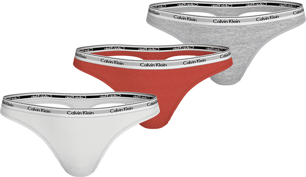 CALVIN KLEIN THONG 3PK Külot