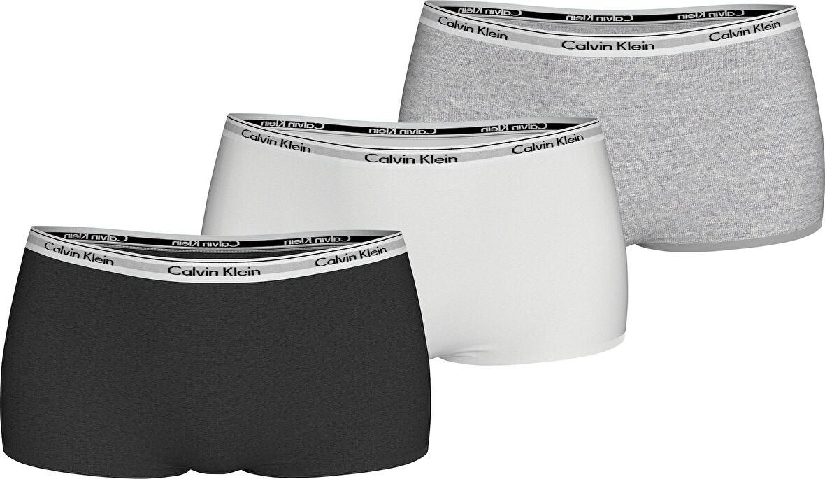 CALVIN KLEIN BOYSHORT 3 PK Külot