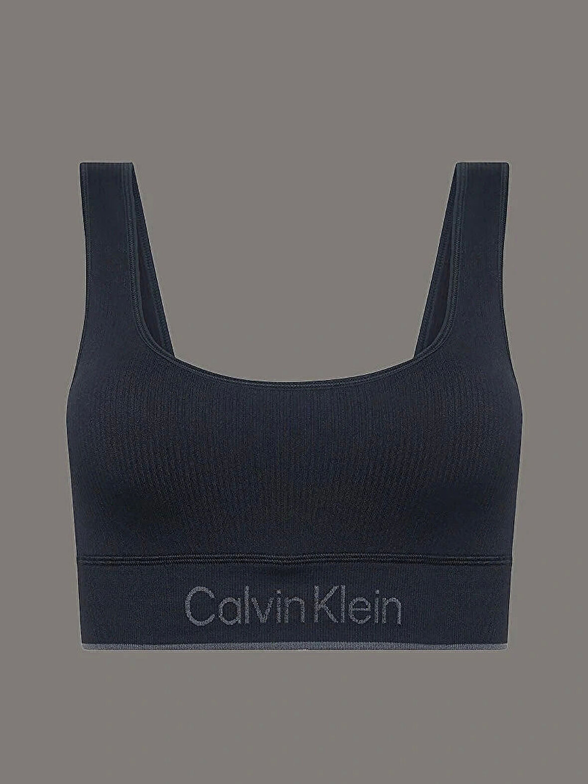 Calvin Klein Kadın Siyah Bel Lastikli Spor Büstiyer