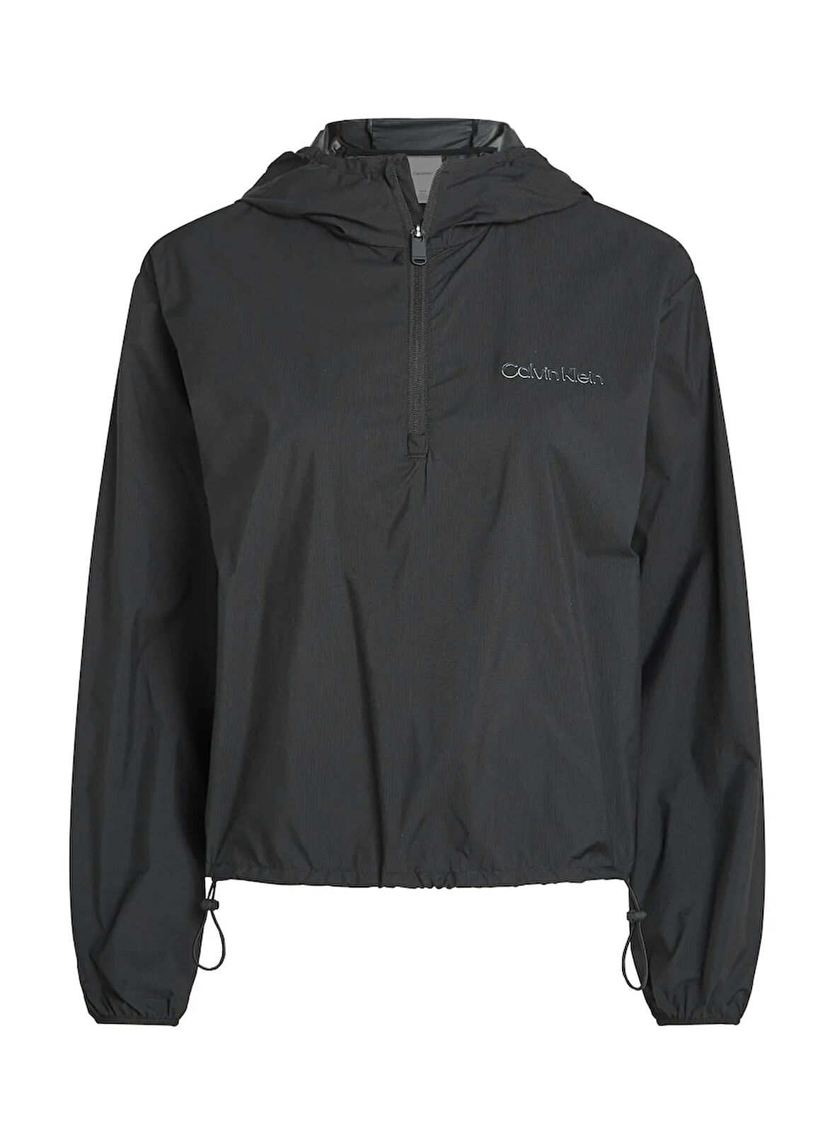 Calvin Klein LVGWS5O503UB1-WO - Siyah Normal Düz Kadın Rüzgarlık