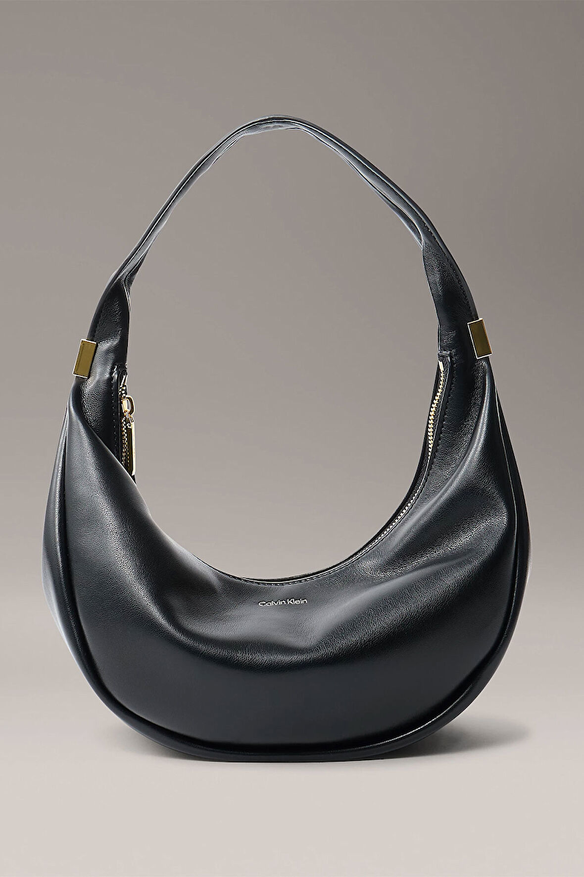 Kadın Pinched Soft Crescent SM Omuz Çantası - Siyah | undefined