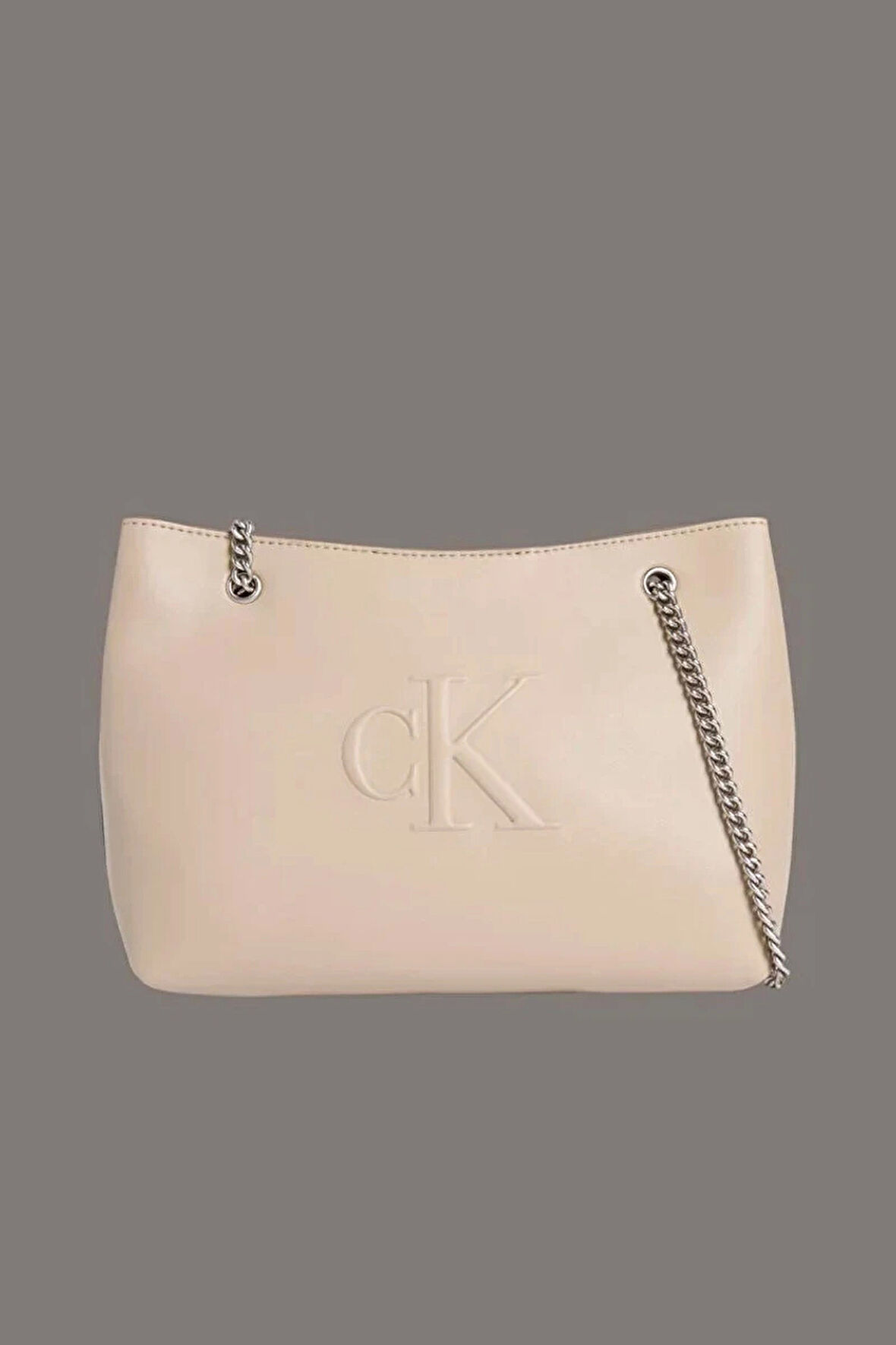 SCULPTED CHAIN SHOULDER BAG