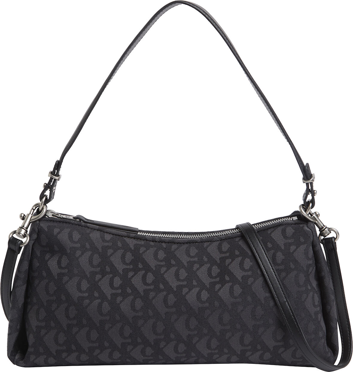 CALVIN KLEIN DROP MONOGRAM LG SHOULDER BAG Omuz Çantası