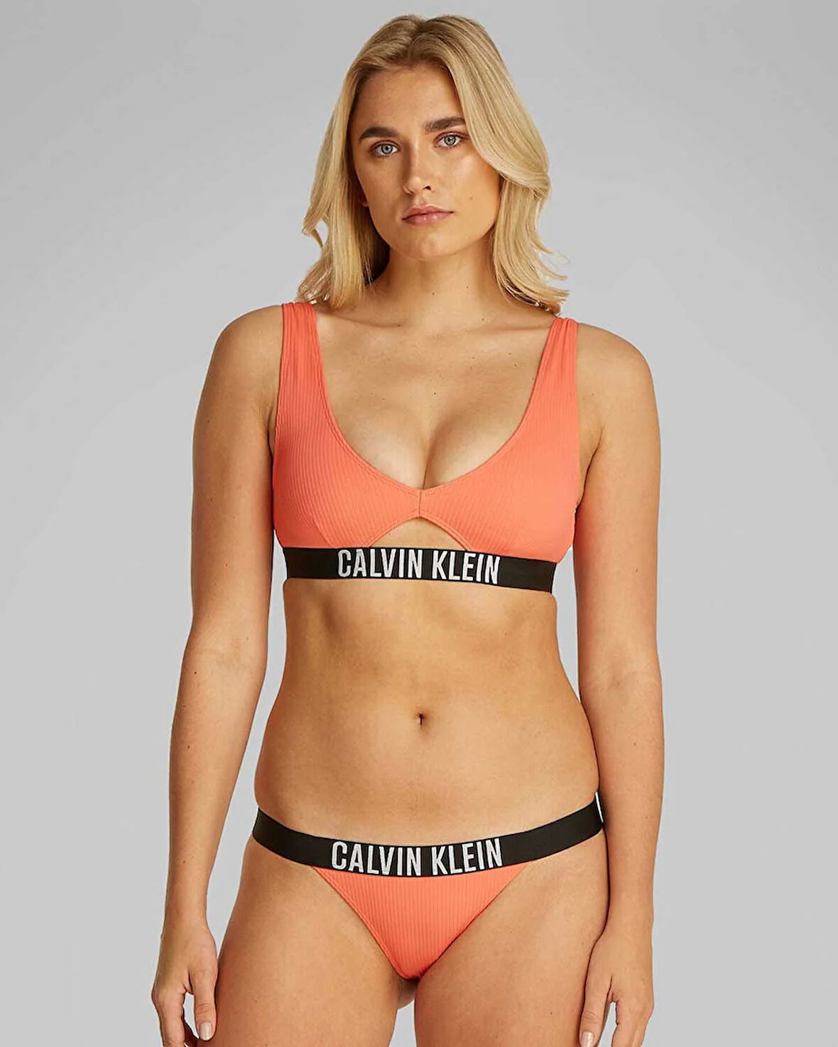 Calvin Klein Swim Tops Logolu Bralet