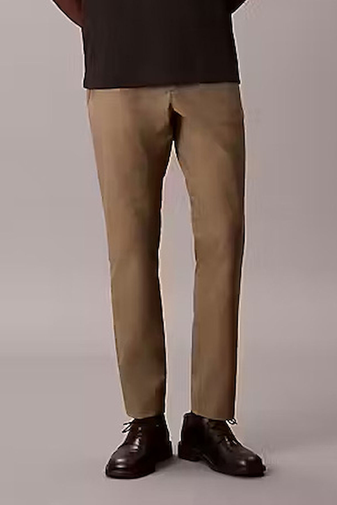 Erkek Slim Tech Stretch Pantolon - Kahverengi | 29