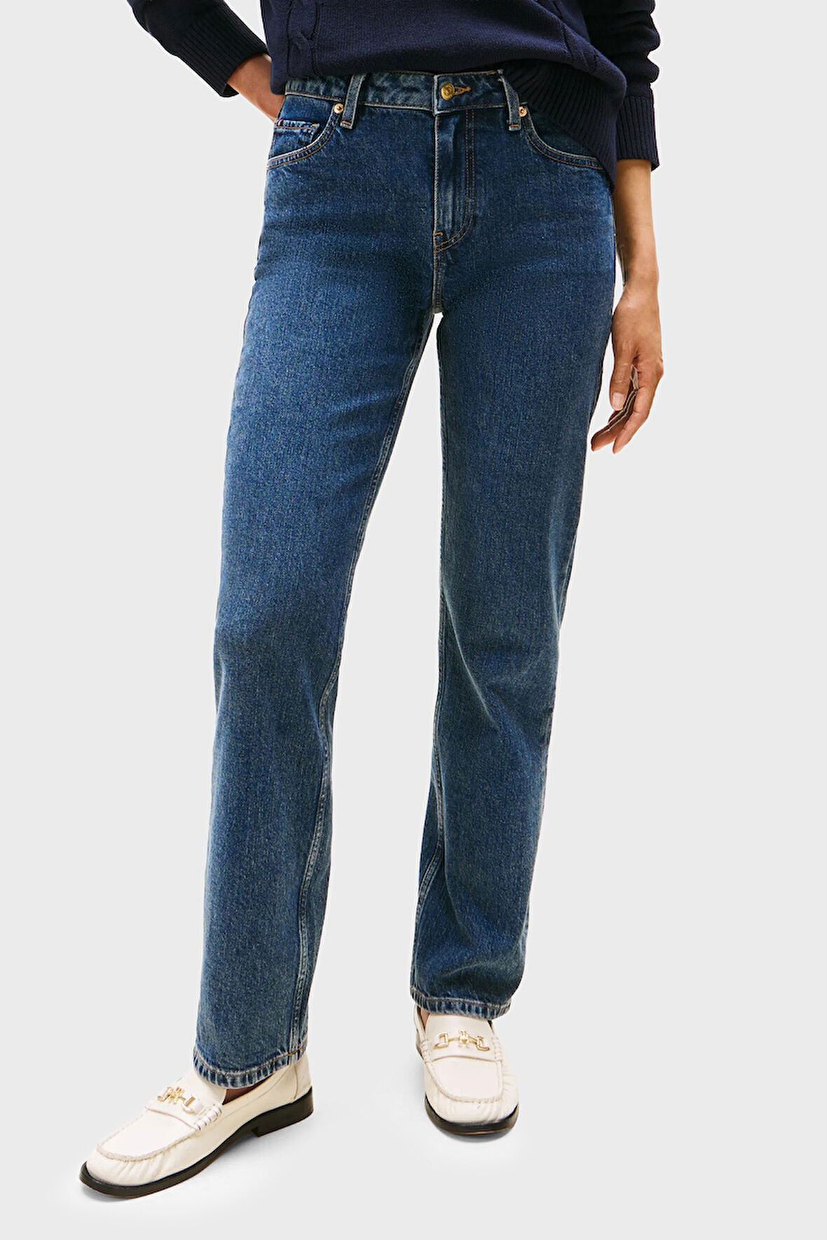 Tommy Hilfiger Bayan Kot Pantolon WW0WW45672 1BK