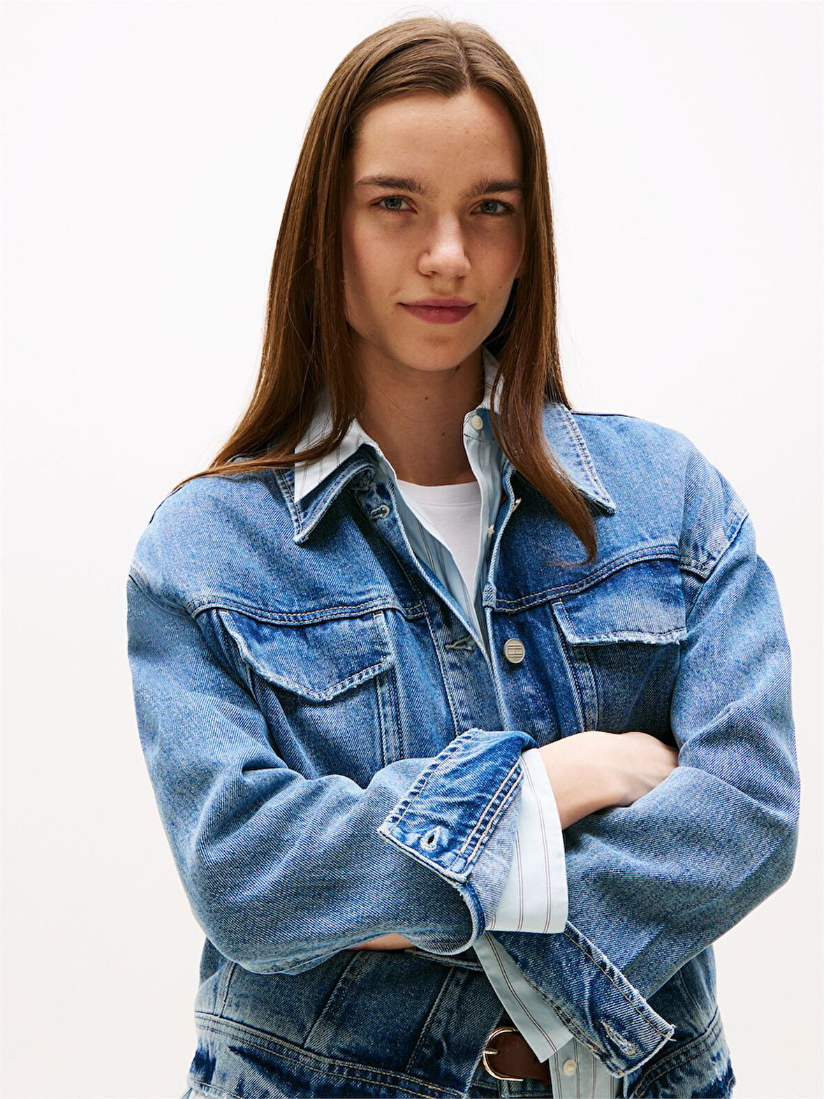 DNM LANA CASUAL JACKET Kadın Mavi Mont - WW0WW46485