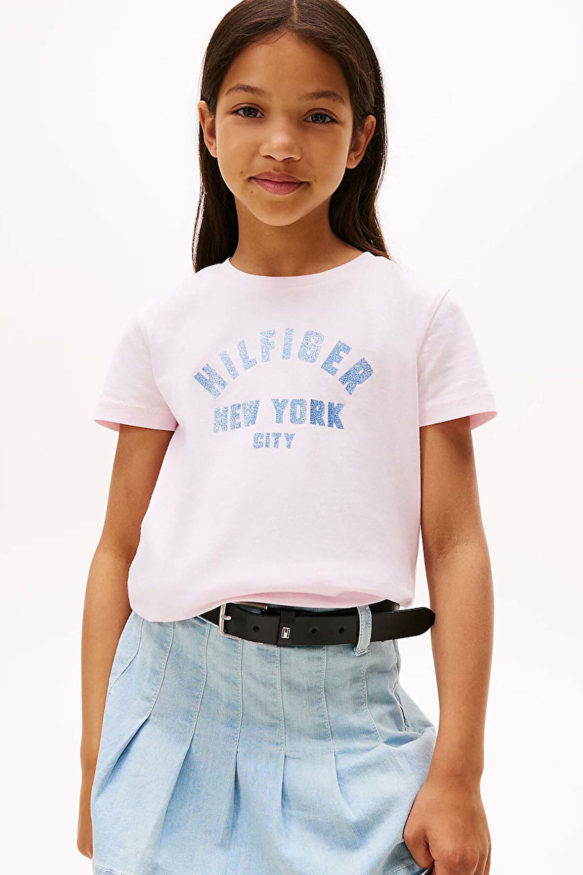 Kız Çocuk Hilfiger Graphic T-Shirt - Pembe | 6 Yaş
