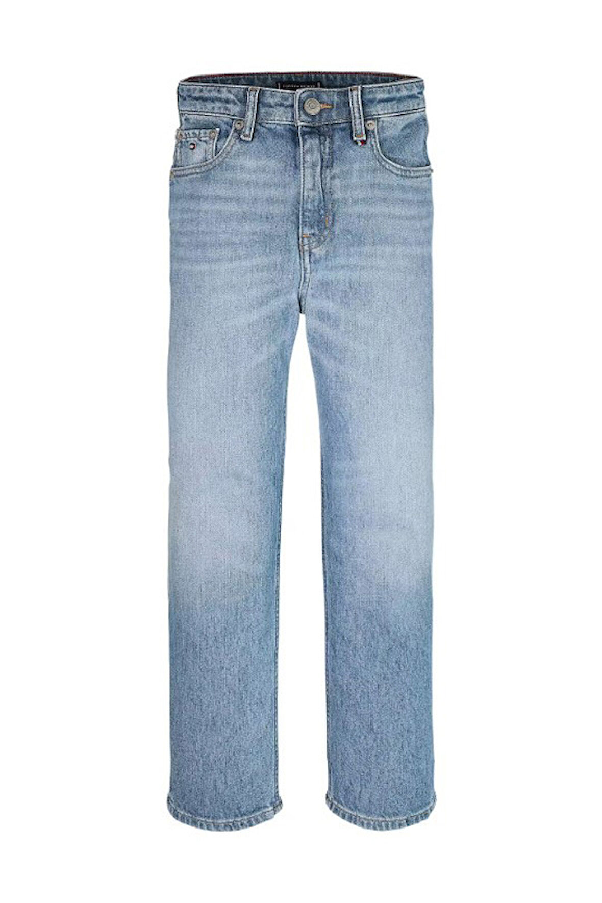 Erkek Çocuk Skater Kesim Jean Pantolon - Açık Mavi | 10 Yaş