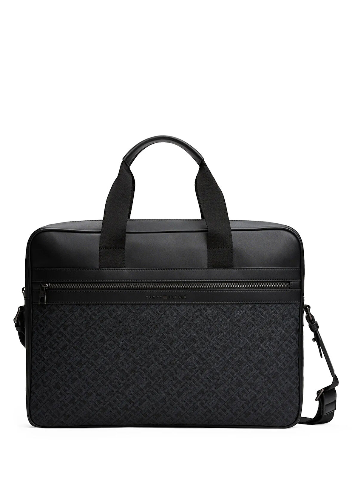 Tommy Hilfiger Siyah Erkek Laptop Çantası TH MONOGRAM COMPUTER BAG