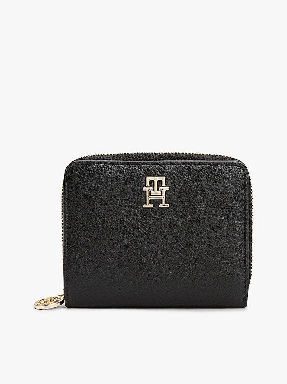 Tommy Hilfiger TH DISTINCT MED ZA Kadın Siyah Cüzdan AW0AW17473BDS