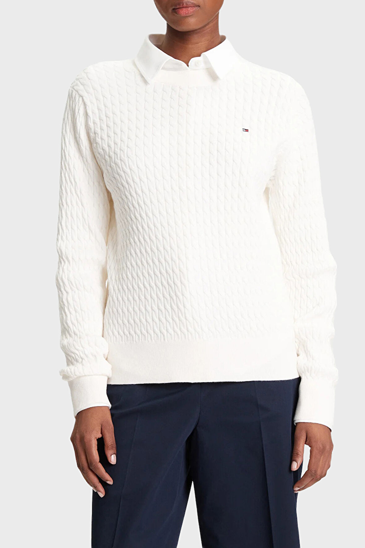 Tommy Hilfiger Kadın Kazak WW0WW44993 YA8