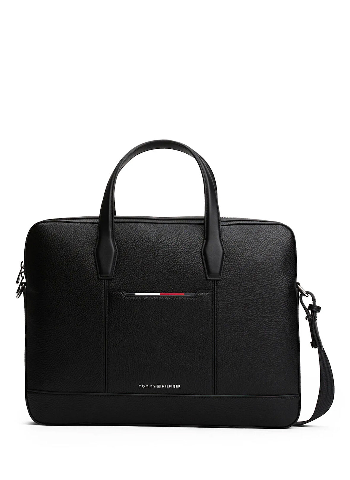Tommy Hilfiger Siyah Erkek Laptop Çantası TH CENTRAL SLIM COMPUTER BAG
