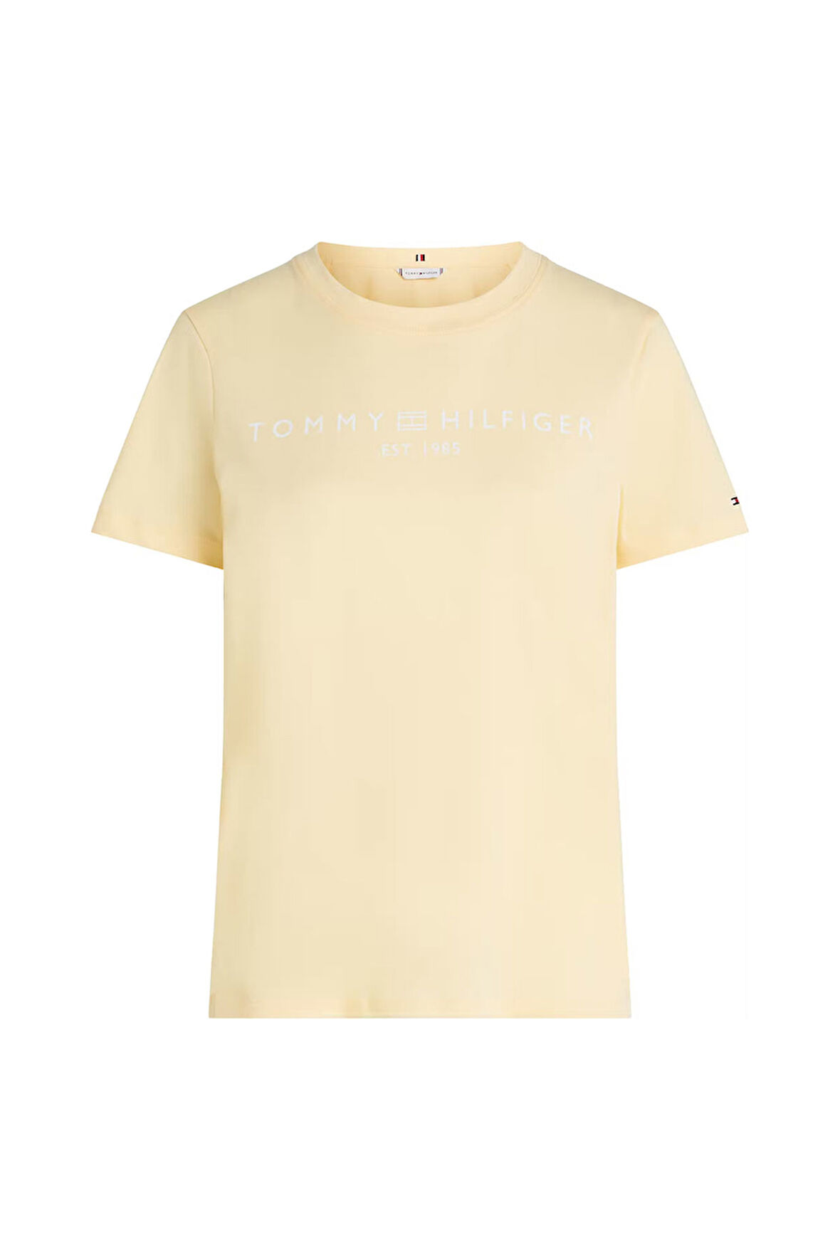 Kadın Regular Corp Logo T-Shirt - Sarı | M