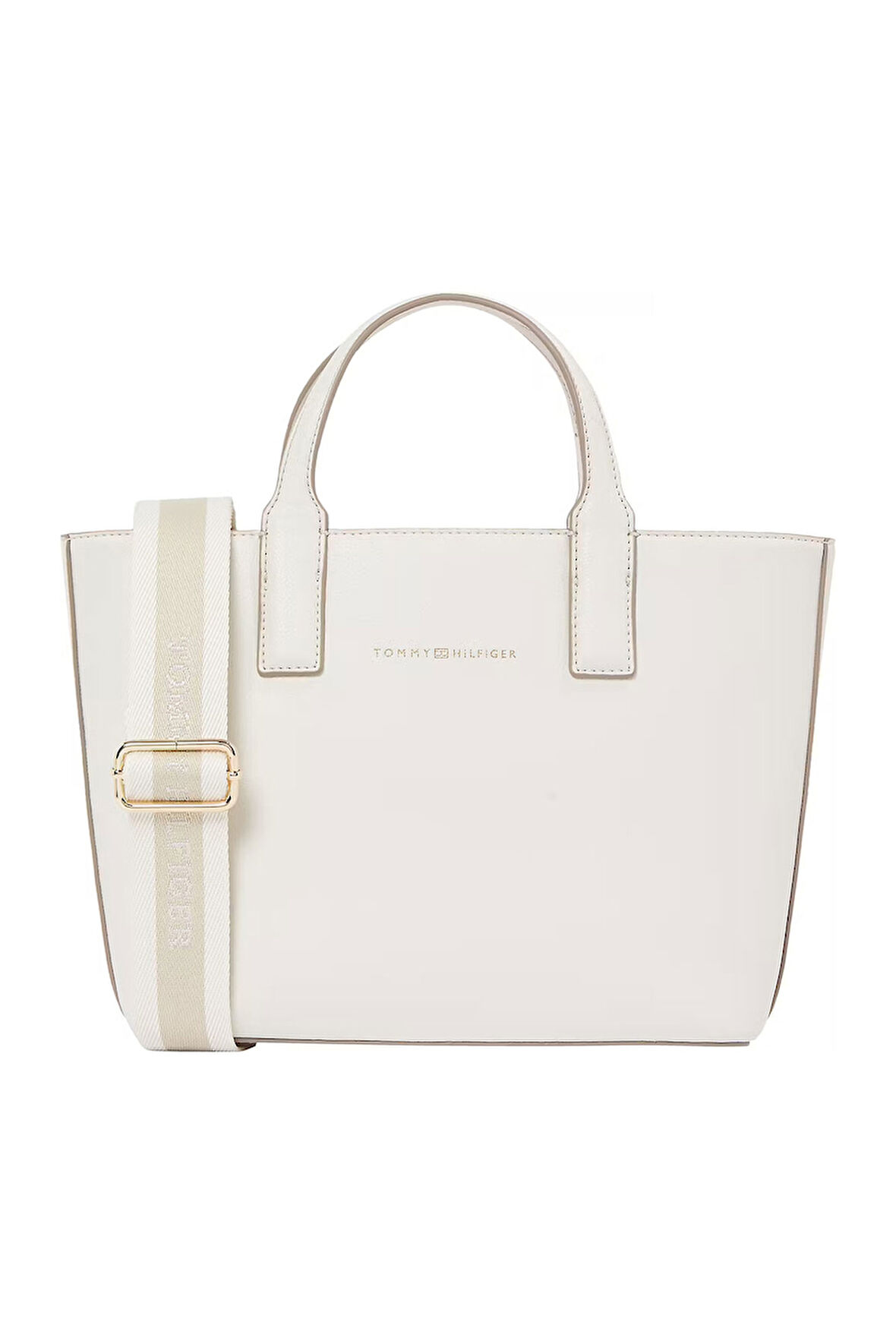 Kadın TH Logotape Mini Tote El Çantası - Beyaz  | undefined