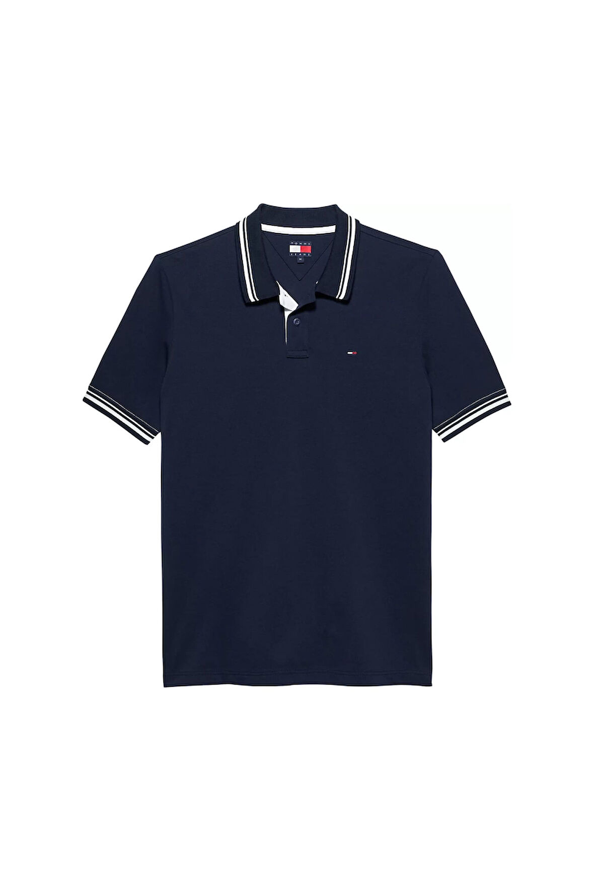 Erkek Tipped Polo Yaka T-Shirt - Lacivert | XS