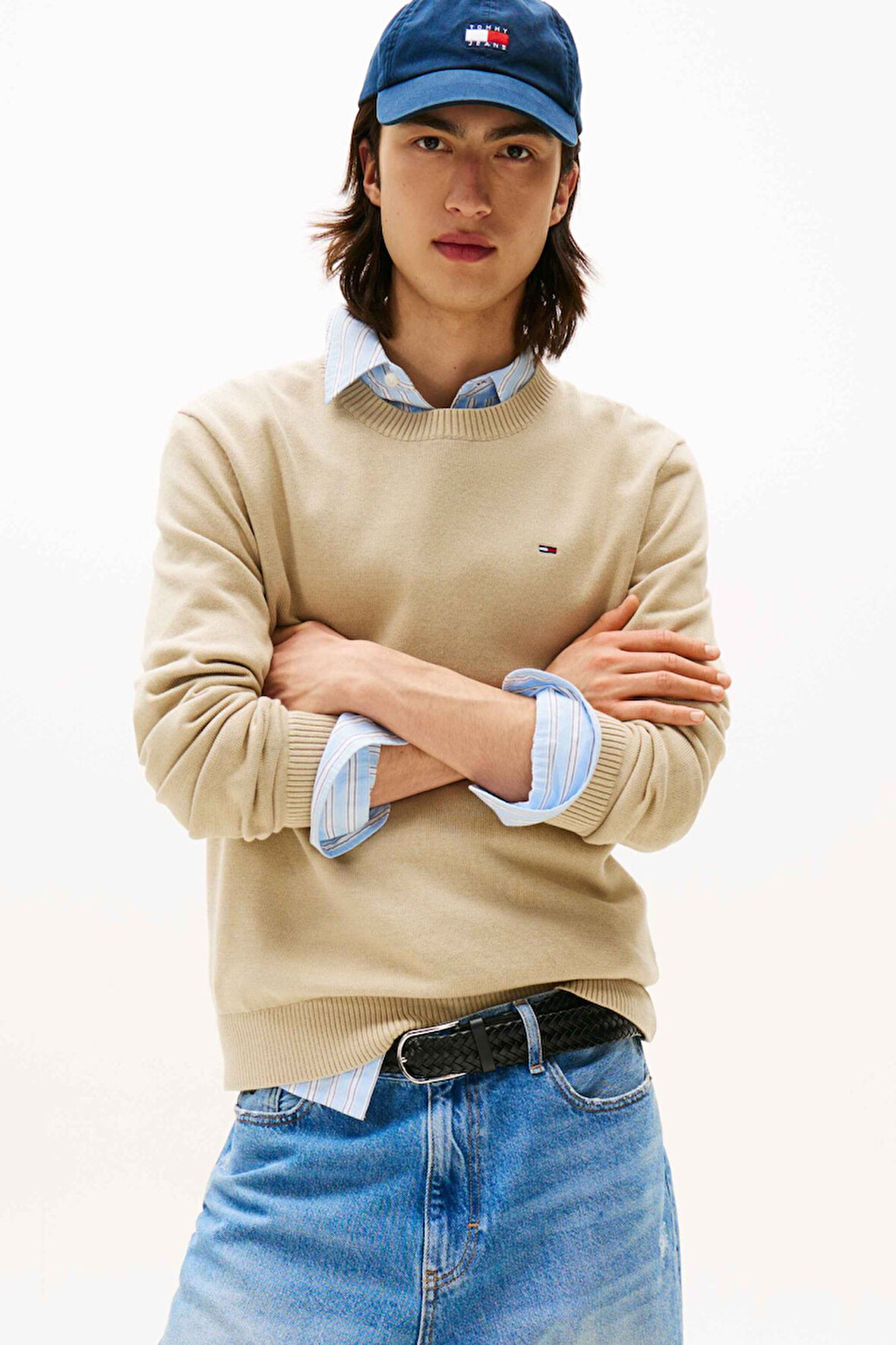 Tommy Jeans Erkek Triko-DM0DM18895