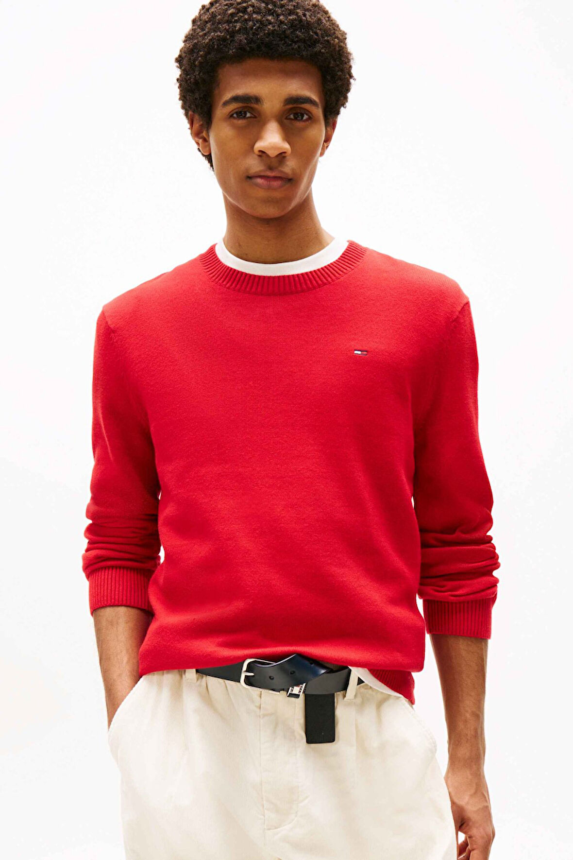 Tommy Jeans Erkek Triko-DM0DM18895